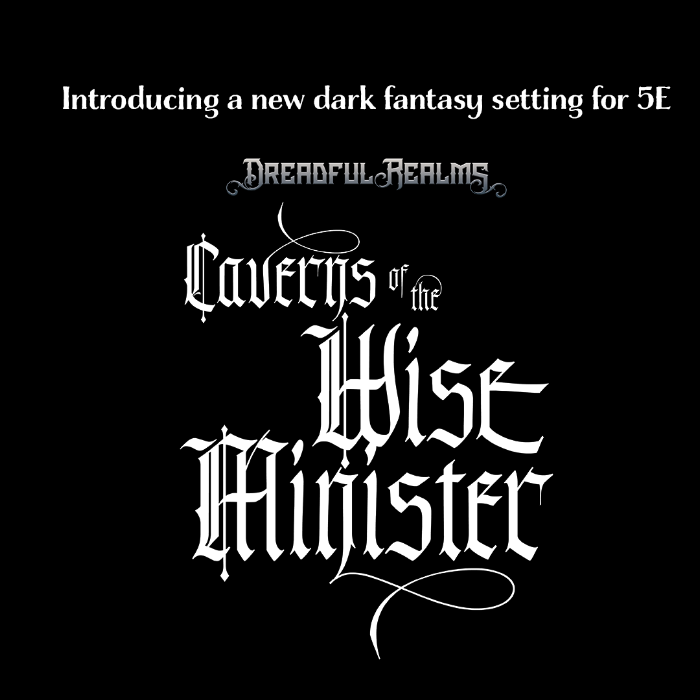 Couverture de Dreadful Realms: Caverns of the Wise Minister