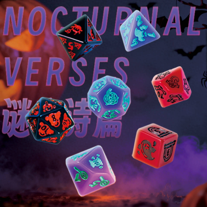Couverture de Nocturnal Verses Dice set