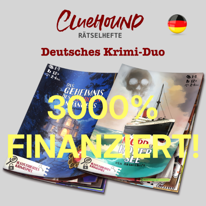 Couverture de Cluehound Deutsches Krimi-Duo