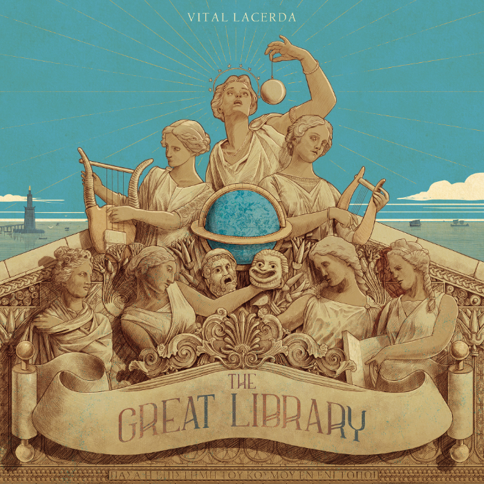 Couverture de The Great Library by Vital Lacerda with Art by Ian O'Toole