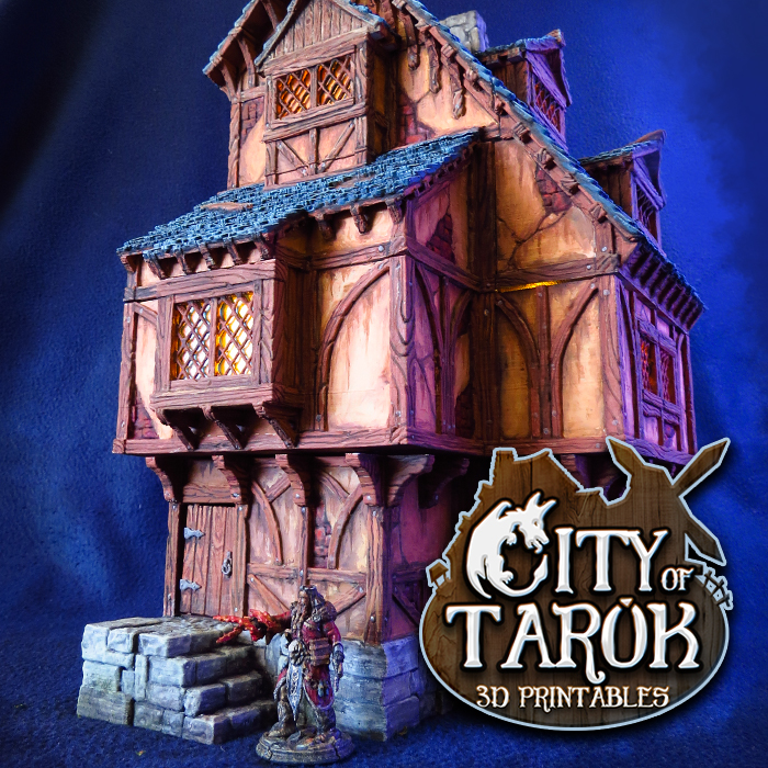 Couverture de City of Tarok: 3D printable medieval buildings