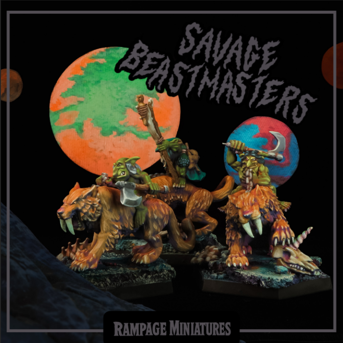 Couverture de Savage Beastmasters by Rampage Miniatures