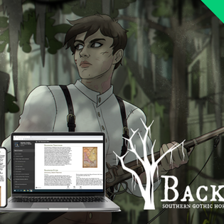 Couverture de Backwater: Southern Gothic Horror (TTRPG)