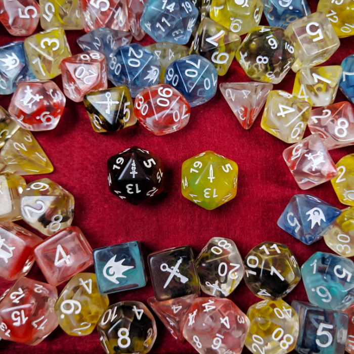 Couverture de RPG Character Classes Dice Sets