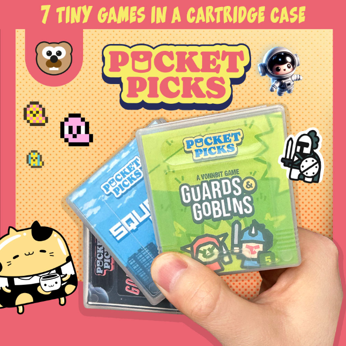 Couverture de Pocket Picks – 7 Micro Games in Cartridge Cases