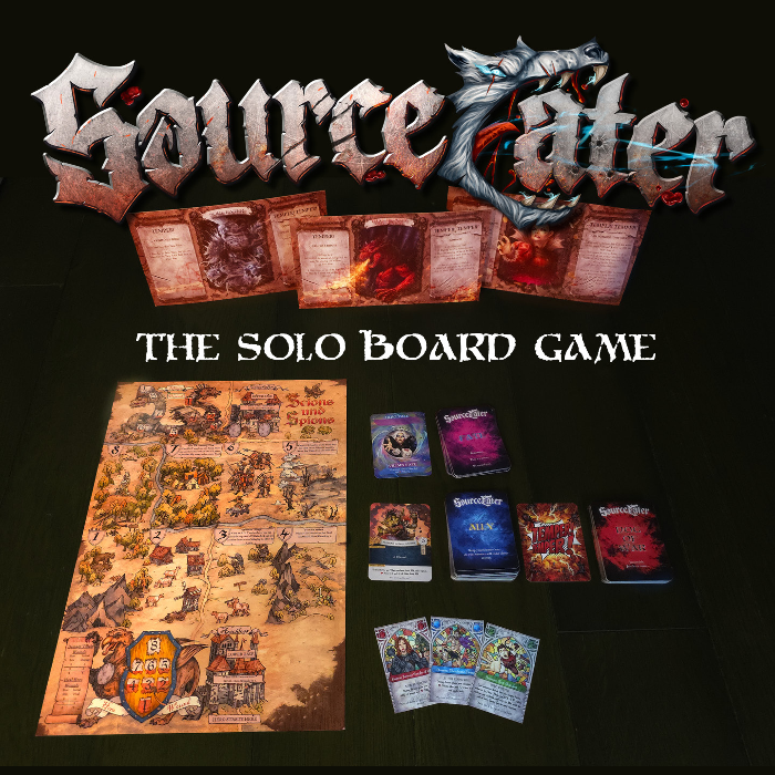 Couverture de Source Eater - The Single Player Card Game