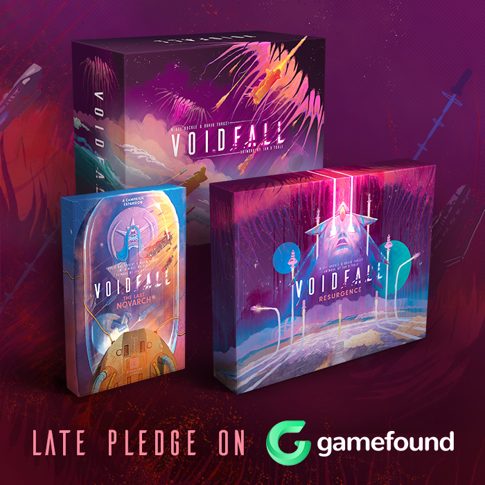Couverture de Voidfall: Resurgence Expansion and Galactic Box reprint (Pledge Manager)