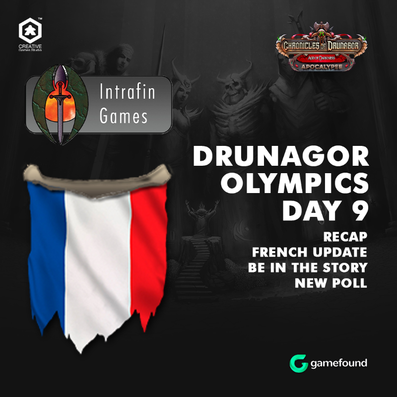 Chronicles of Drunagor: Age of Darkness Apocalypse by Creative Games Studio  LLC - Last 45 hours, French Update, Be in the Story, and Drunagor Olympics  Day 9 - Gamefound
