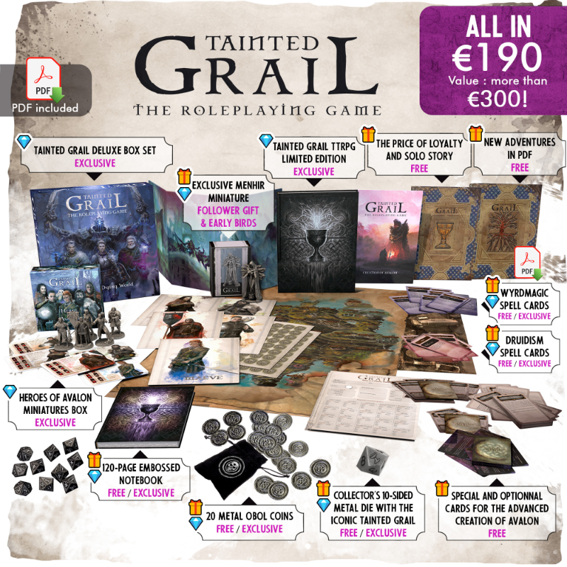 Tainted Grail TTRPG: Song of a Dying World by Studio Agate - Now