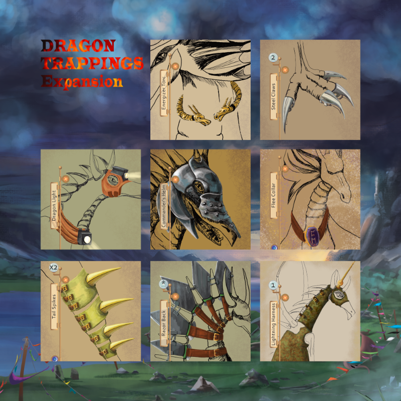 Storm Dragons: the Dragon Trappings expansion by Dragon Phoenix Games ...