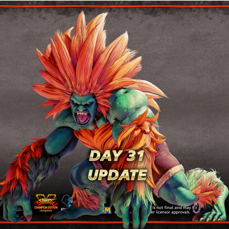 Street Fighter 5 Blanka Release Detailed