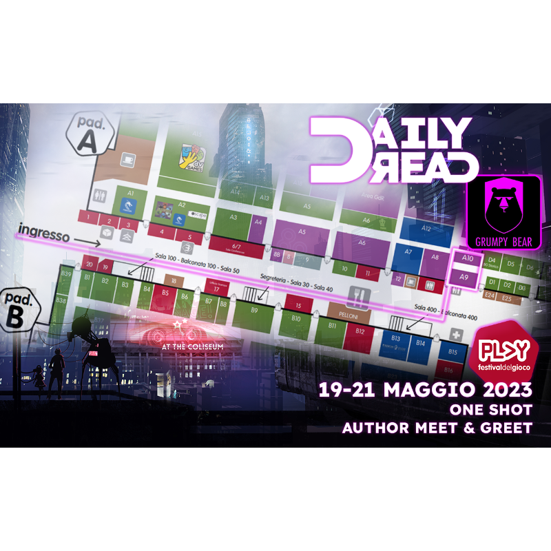 Daily Dread - A Cyber Dystopian TTRPG #Zinequest by GrumpyBearStuff -  UPDATE + PLAY FESTIVAL DEL GIOCO 2023! - Gamefound