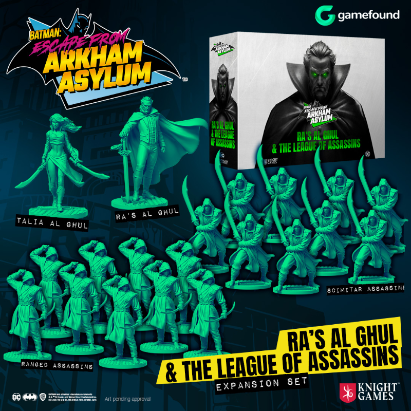 Arkham Asylum Super-Villains - Batman Miniature Game