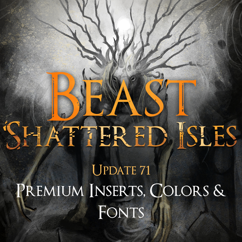 Beast - Shattered Isles by Studio Midhall - Premium Inserts