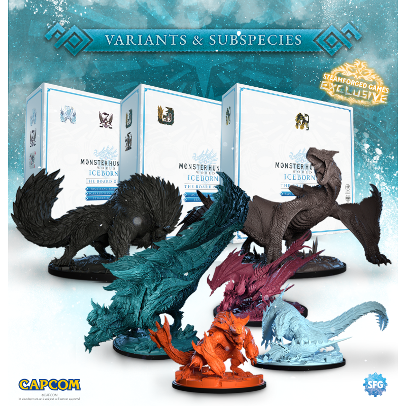 Monster Hunter World Iceborne: The Board Game by Steamforged