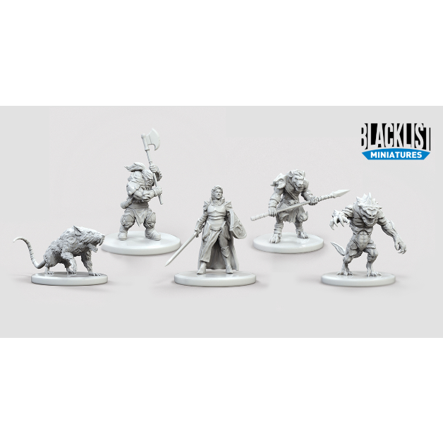 Blacklist Miniatures: Fantasy Series 1 by Blacklist Games LLC