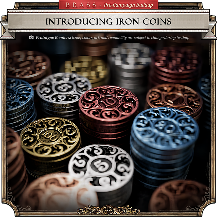 Brass: Pittsburgh by Roxley Games - Introducing Iron Coins - Gamefound