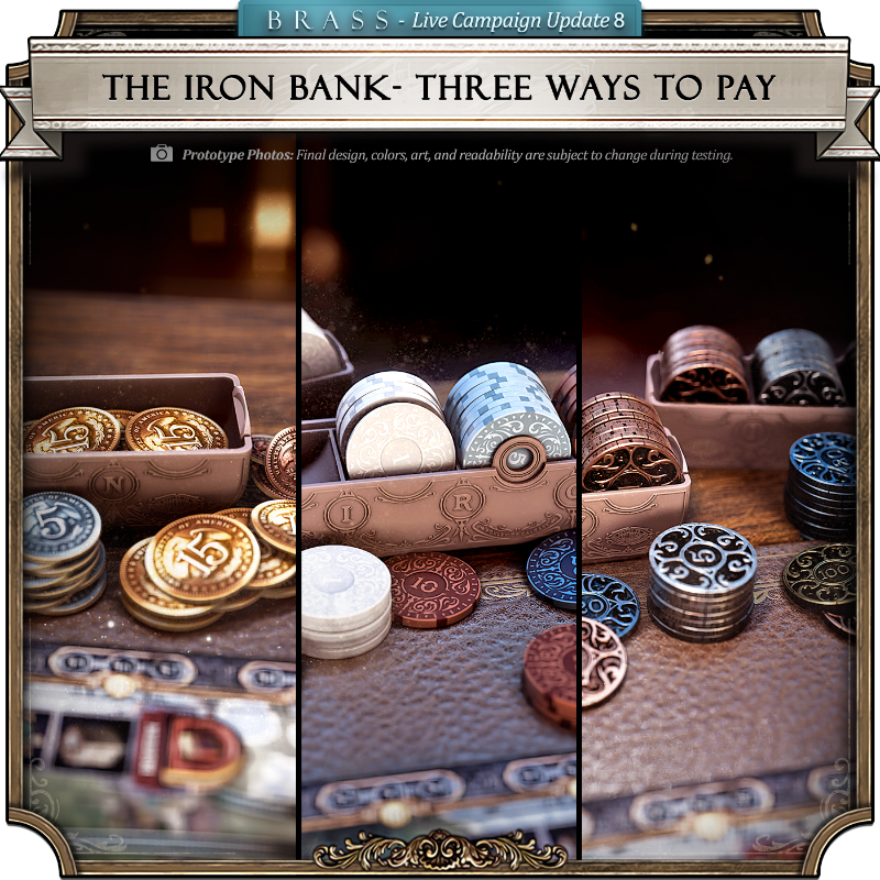 Brass: Pittsburgh by Roxley Games - The Iron Bank - Three Brass: Pittsburgh by Roxley Games - The Iron Bank - Three