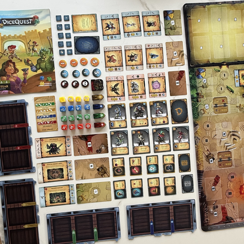 Dicequest by Skytear Games - 1500 backers and counting! The point on ...