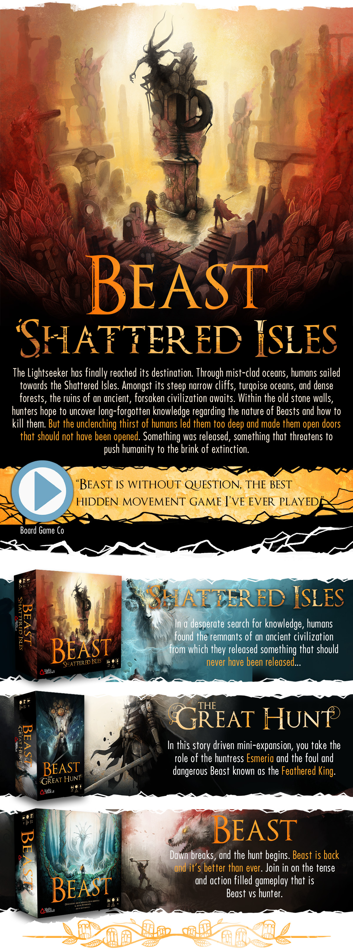 Beast - Shattered Isles by Studio Midhall - Gamefound