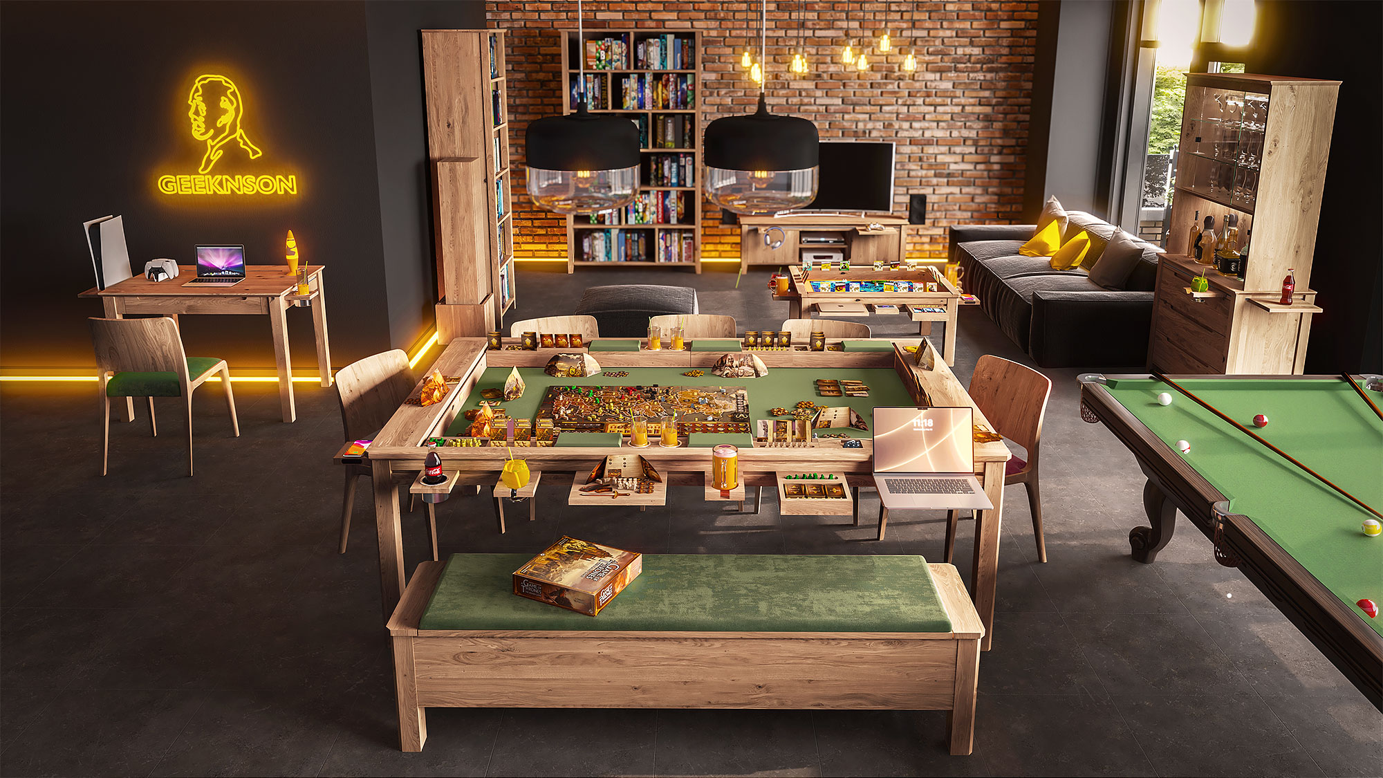 The Victor – Everyday Gaming Table by Geeknson by Geeknson Team ...