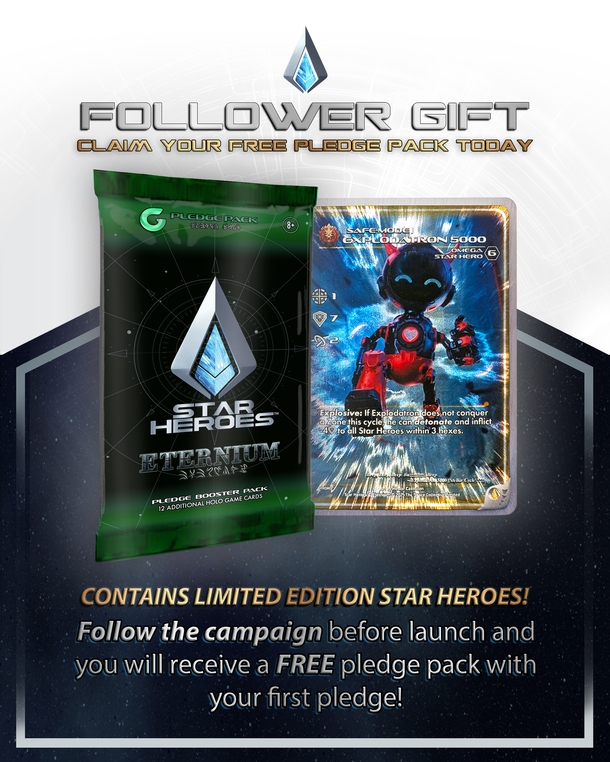 Star Heroes Eternium (4X TCG) by The Space Collective Gamefound