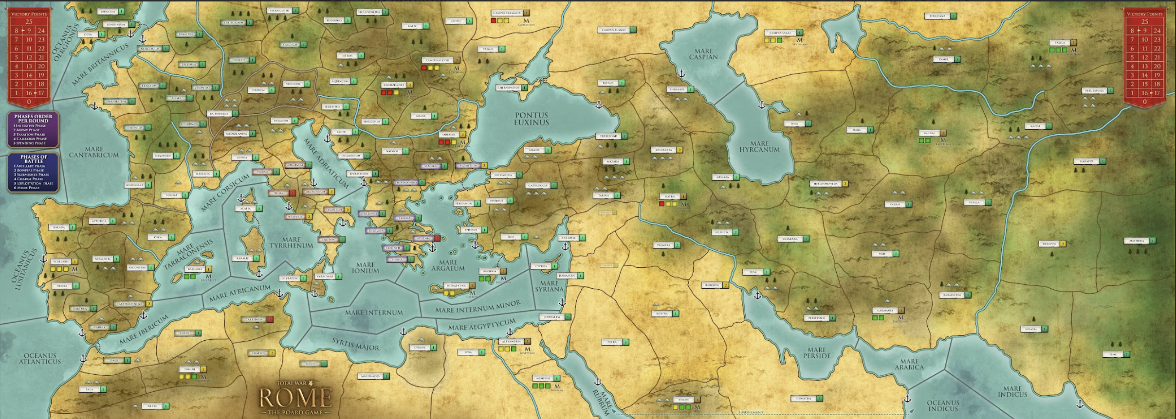 Total War: ROME: The Board Game by Colour Command & Combat Ltd - The 10 ...