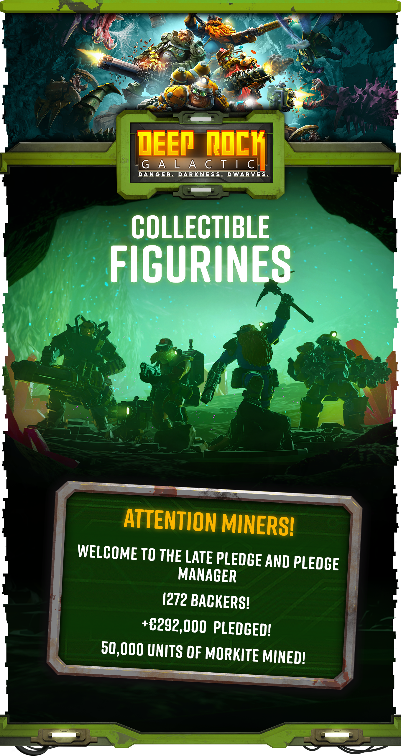 Deep Rock Galactic: Collectible Figurines - Late Pledge and Pledge