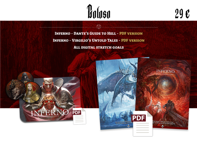 Inferno (5E): Dante's Guide to Hell (RPG Book + PDF) Hardcover