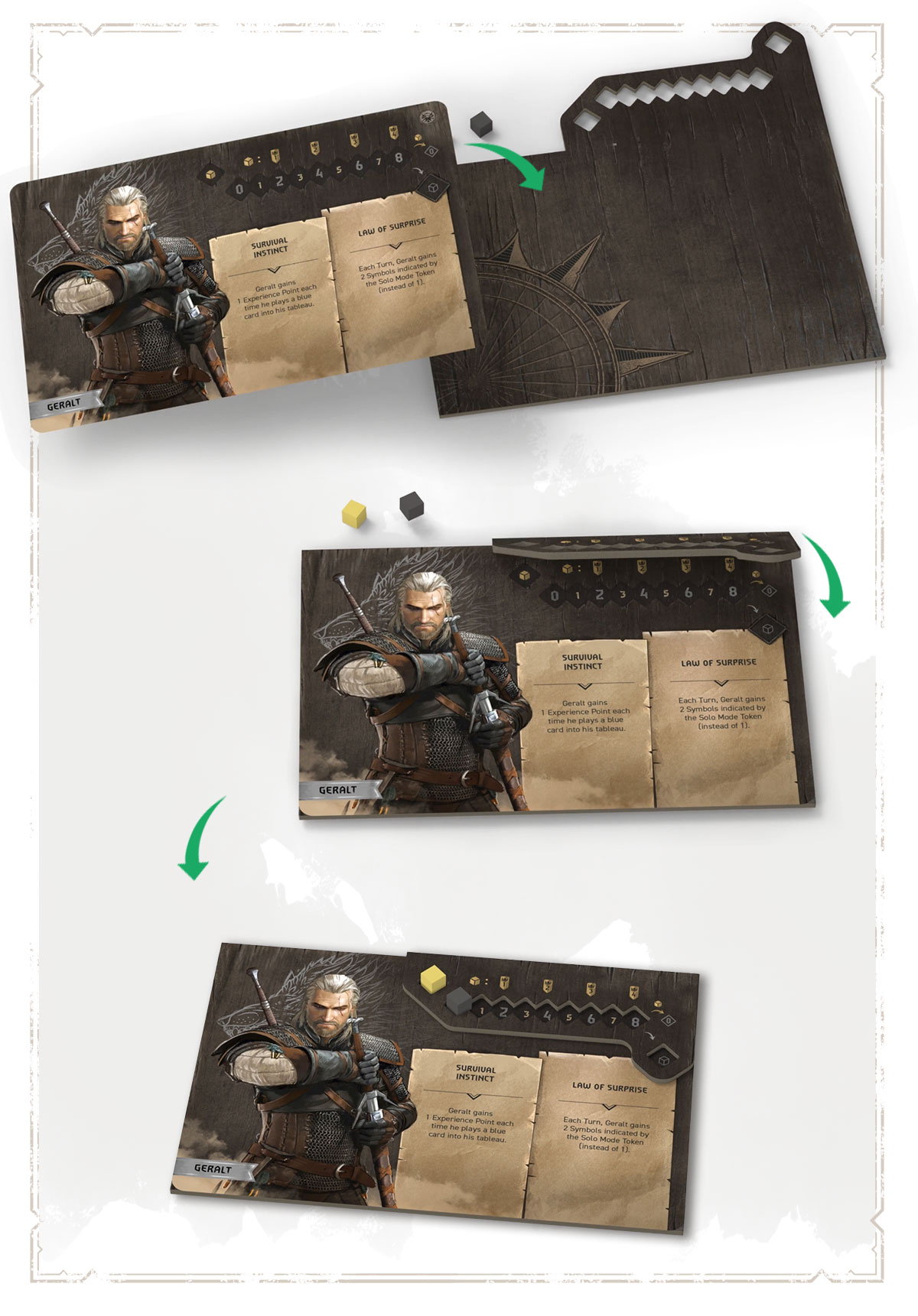 The Witcher: Old World by Go On Board - CARD SLEEVES FOR GAMEPLAY ALL-IN /  ALL-IN - Gamefound