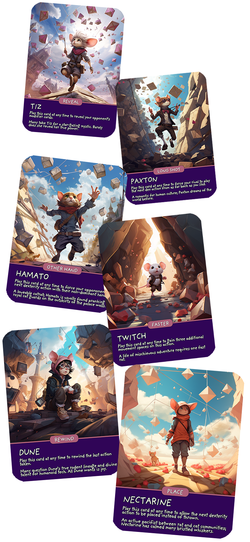 Ratyl - dexterity, strategy & rat outlaws. by BusyDadGames - Gamefound