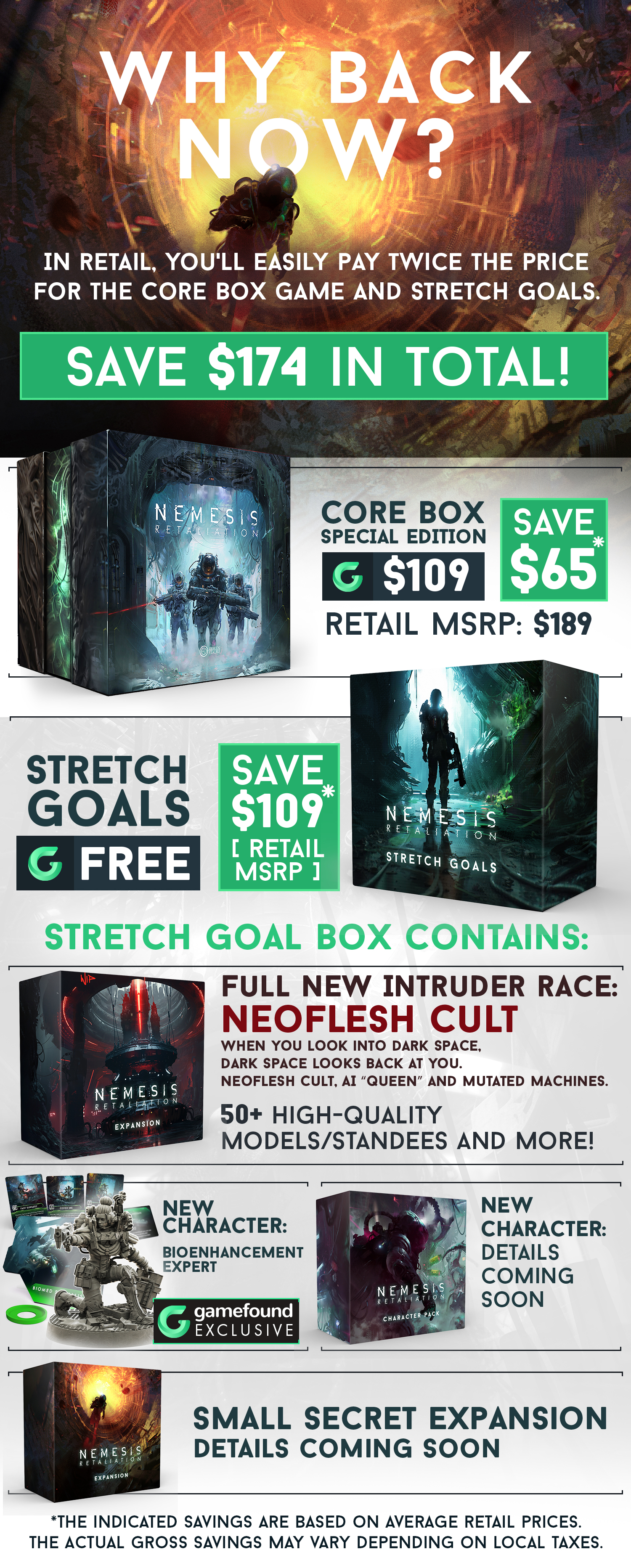 Nemesis Lockdown Stretch Goals Board Game Expansion by Awaken Realms Strategy