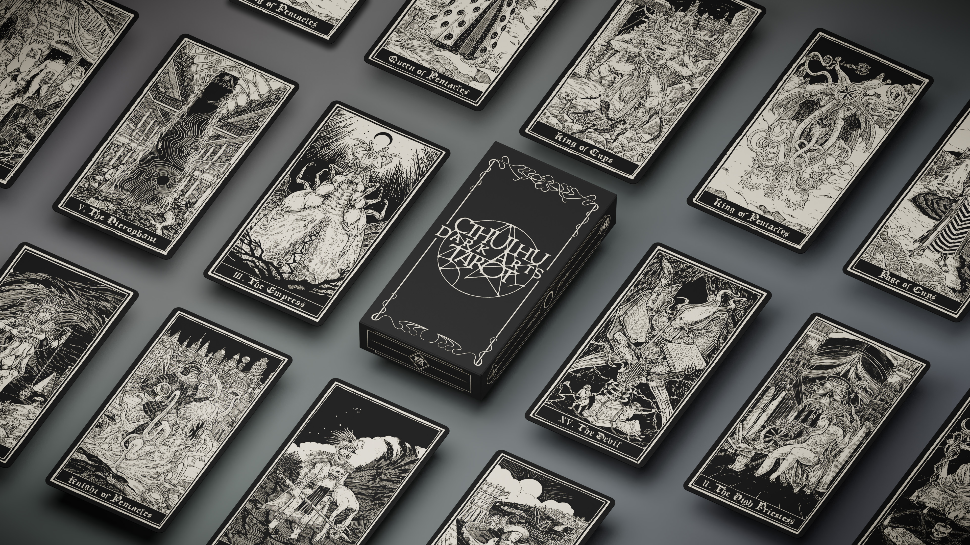 Cthulhu Dark Arts Tarot by Bragelonne Games - Gamefound