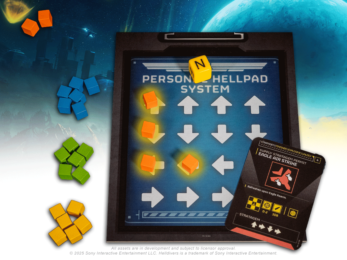 Hellpad HELLDIVERS 2: The Board Game by Steamforged Games - URGENT BROADCAST ...