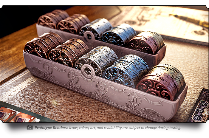 Brass: Pittsburgh by Roxley Games - Introducing Iron Coins Brass: Pittsburgh by Roxley Games - Introducing Iron Coins