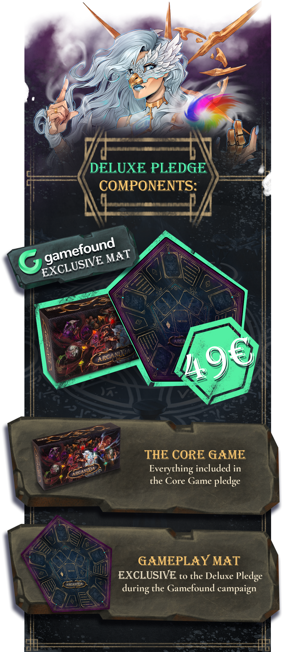 Arcanixia: The Ultimate Wizard Wagering Card Game by KD Entertainment - Gamefound Arcanixia: The Ultimate Wizard Wagering Card Game by KD Entertainment - Gamefound