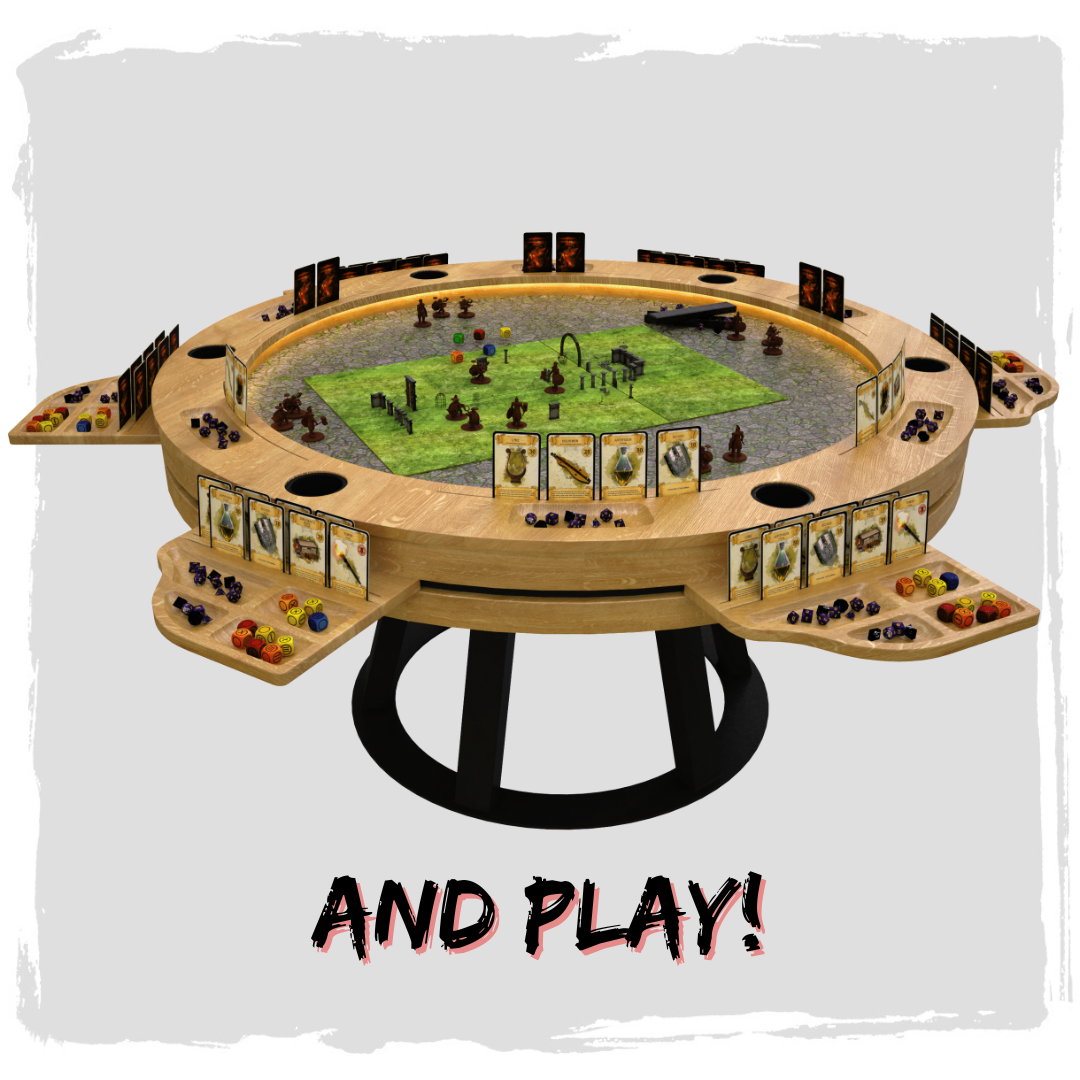 Tailormade Board Game Tables by The Crown Day 9 Update Experience