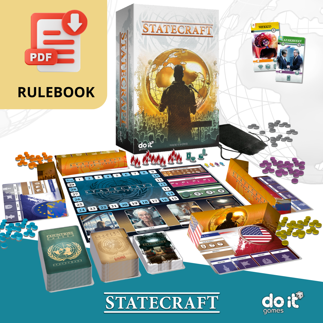 Statecraft Cartoon Statecraft by doitgames - Rulebook Statecraft - Gamefound