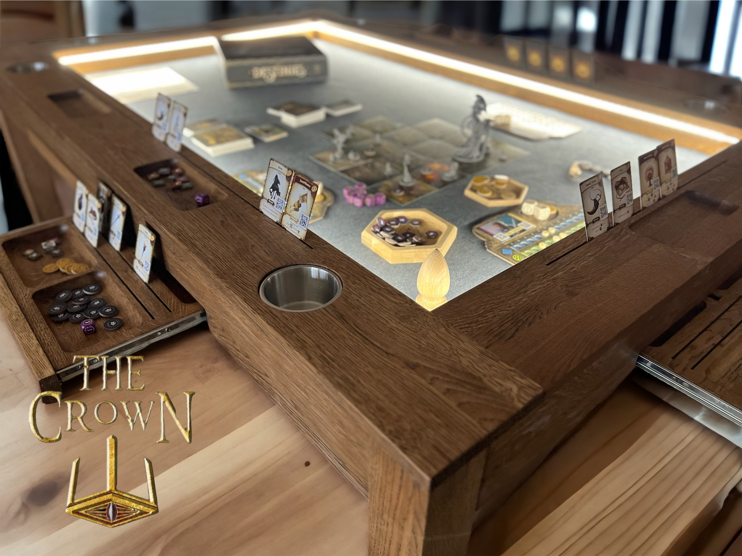 Tailormade Board Game Tables by The Crown Gamefound