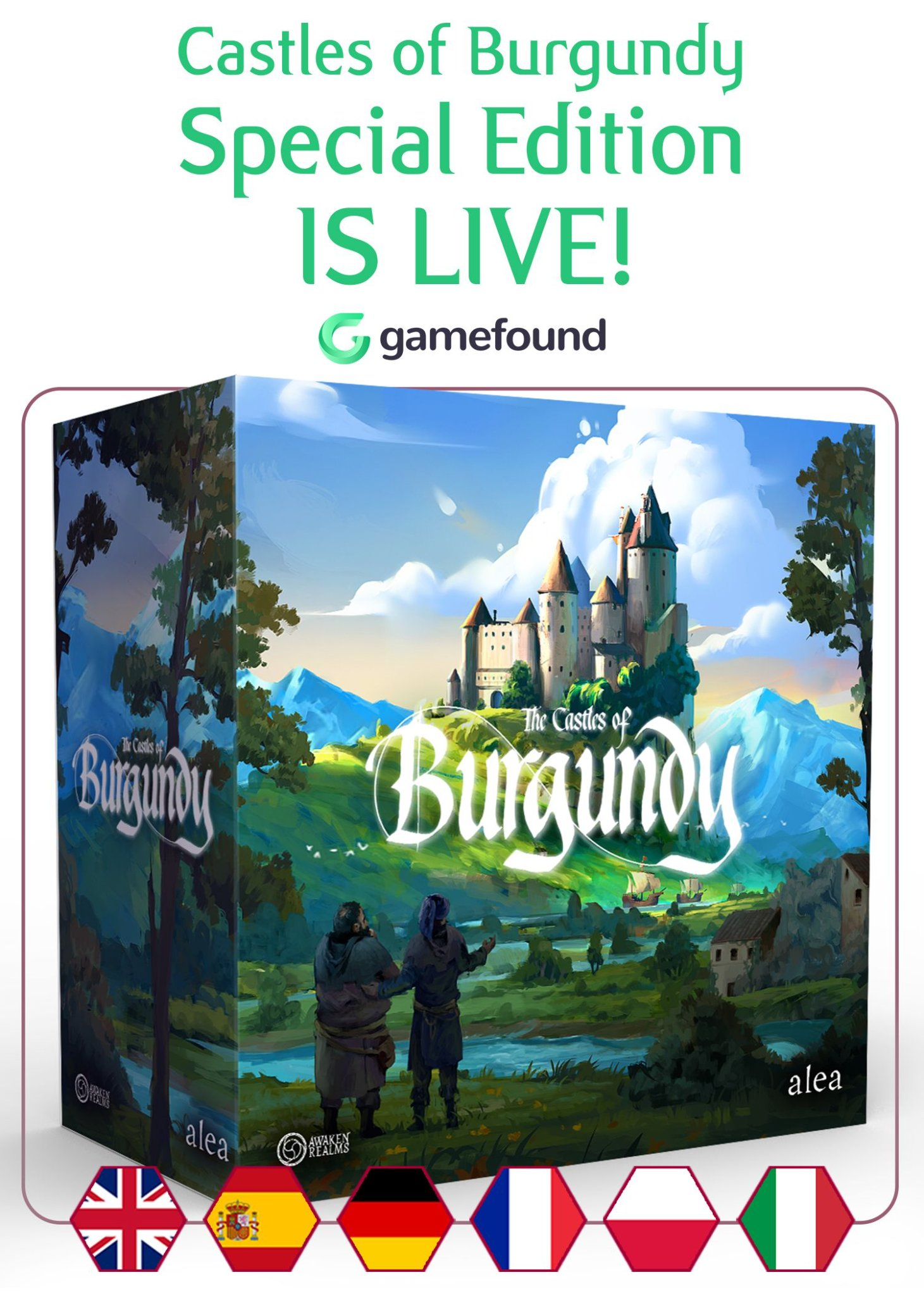 Castles of Burgundy: Special Edition by Awaken Realms - Gamefound