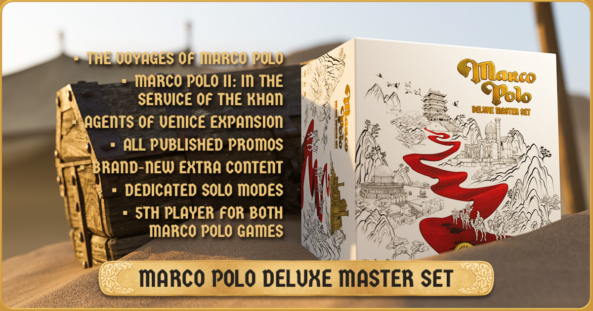 Marco Polo Deluxe Master Set by Board&Dice - Gamefound