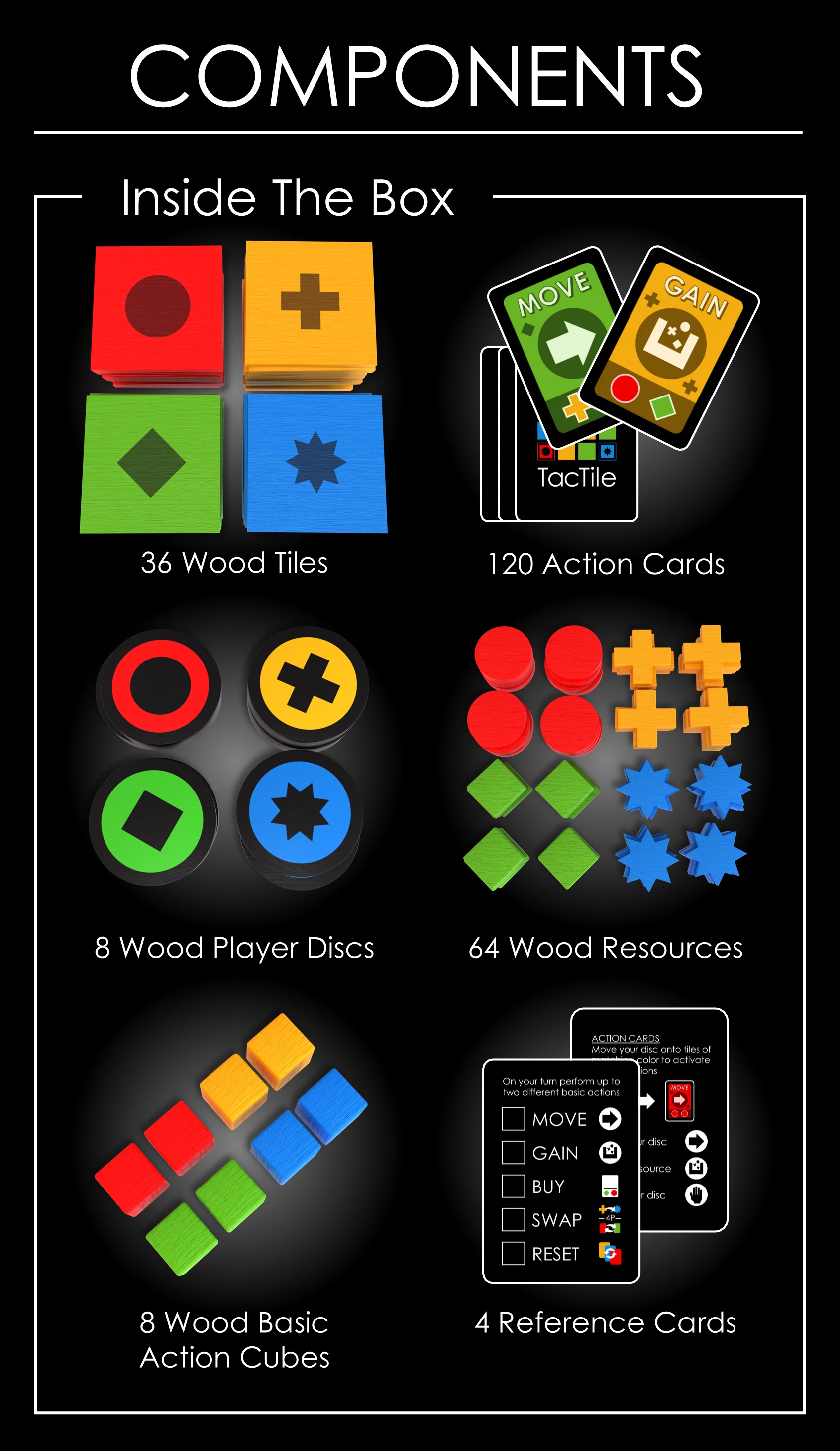 TacTile: Abstract strategy engine building board game by Friendly Bee ...