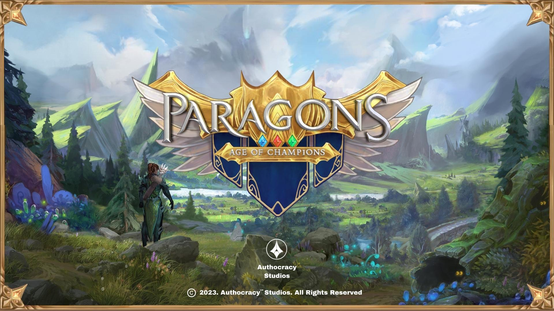 Paragons Age of Champions by Authocracy Studios Relaunch page live