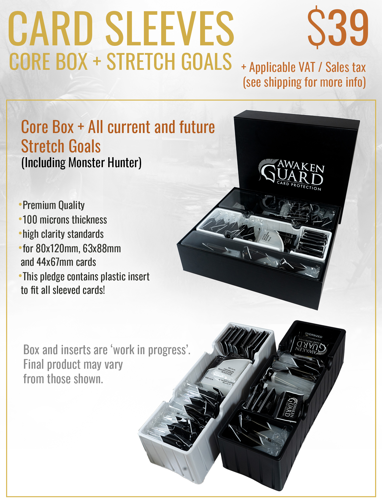 food chain magnate card sleeves Ryker