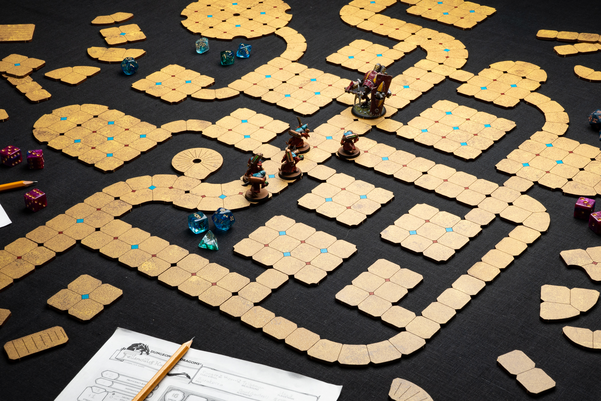 Mad Wizard's Hall: miraculous pre-painted TTRPG dungeon tiles by ...