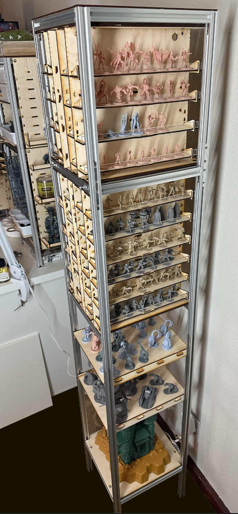 MIXRACK Modular Paint Storage and Hobby Workstation by Grim Rabbit