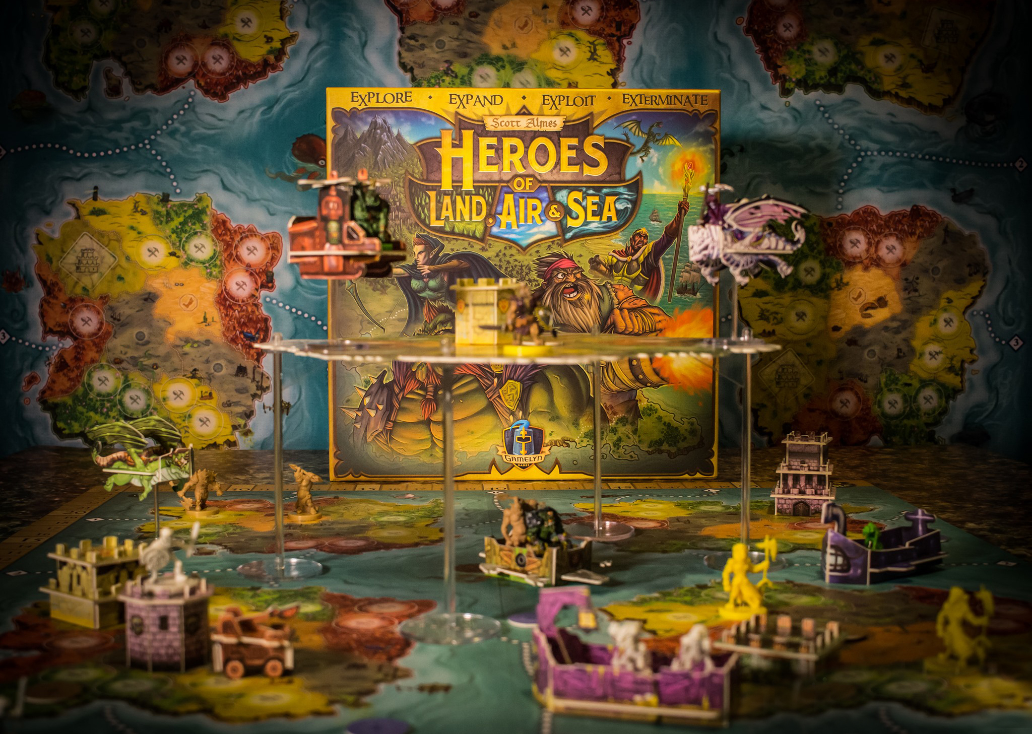 Heroes of Land, Air & Sea - Deluxe Reprint by Michael Coe - Gamelyn Games