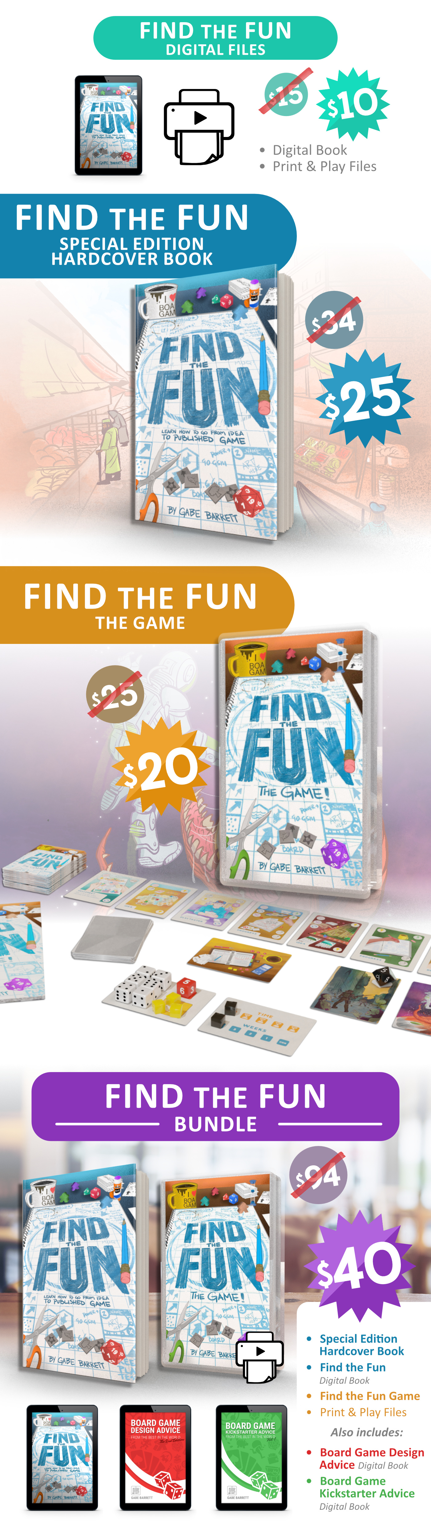 Find the Fun by Gabe Barrett - Gamefound
