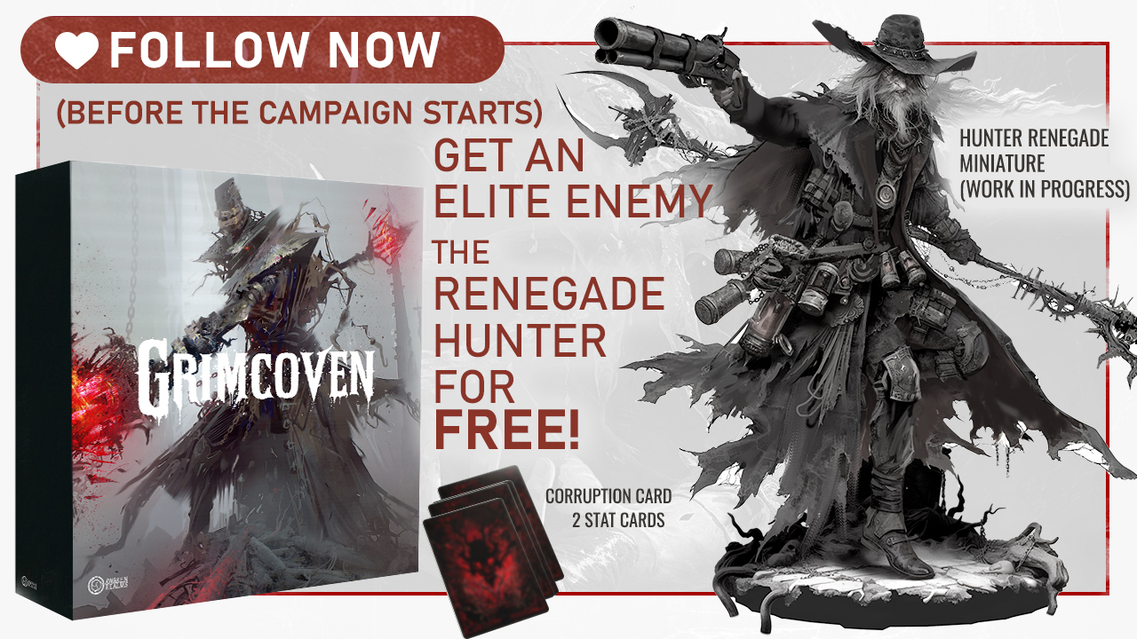 Grimcoven by Awaken Realms - Pre-campaign update #2: Art and enemies /  follower gift! - Gamefound