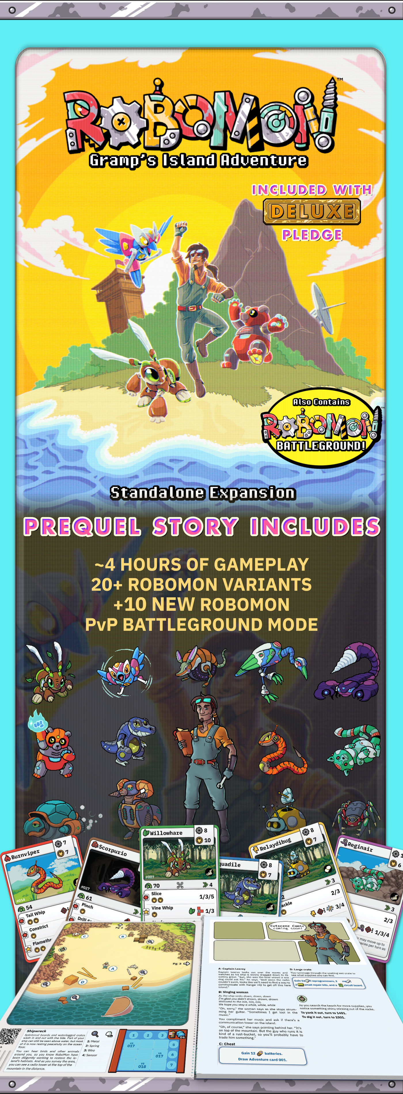 RoboMon The Tabletop Adventure! by Gabe Barrett Gamefound